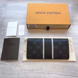 Louis Vuitton LV官网男士长款钱包藤原浩合作款Brazza钱夹M64438