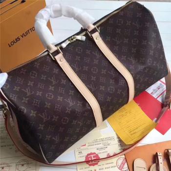 Louis Vuitton LV香港中文官网男包老花KEEPALL 45/50/55 旅行袋M41418/M41416/M41414