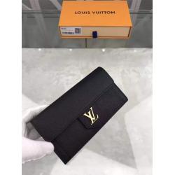Louis Vuitton LV顶级原单女士长款钱包全皮翻盖钱夹M60861