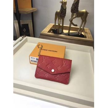 Louis Vuitton LV官网女士短款钱包Monogram Empreinte皮革卡包钥匙包M60634