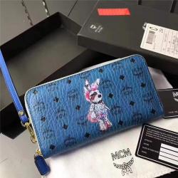 MCM中国官网女士长款钱包小兔子系列拉链钱夹（8色）