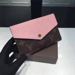 Louis Vuitton LV中文版官网女士中长款钱包PALLAS短款钱夹M64072玫瑰粉