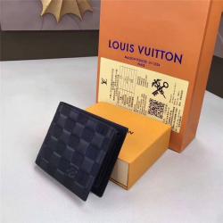 Louis Vuitton LV中文版官网男士短款钱包Damier Inifinite MARCO钱夹N63334玛瑙黑