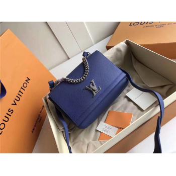 Louis Vuitton LV官网女包全皮LOCKME II BB小号手袋M51200/M54792/M43391/M51202蓝色