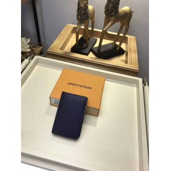 Louis Vuitton LV官网香港原单男士中短款钱包夏威夷风格印花Taiga皮口袋钱夹M30157