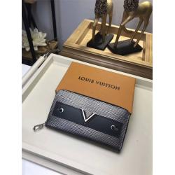 Louis Vuitton LV官网原单女士长款钱包金属色Epi皮革ZIPPY拉链钱夹M62522