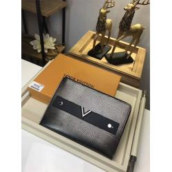 Louis Vuitton LV原单女士手拿包金属色水波纹POCHETTE ESSENTIAL V手袋M62092
