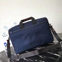 Louis Vuitton LV官网中文版原单男包经典帆布款电脑手提公文包N58038深蓝色