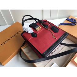 Louis Vuitton LV官网旗舰店女包新款拼色COUR MARLY小号手袋M51654/​M51595红色