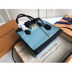 Louis Vuitton LV官网旗舰店女包新款拼色COUR MARLY小号手袋M51654/​M51595浅蓝色