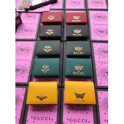 Gucci/古奇中文官网女士短款钱包蝙蝠系列两折钱夹516938