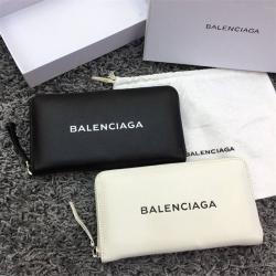 Balenciaga/巴黎世家中国官网男士长款钱包新款Bazar拉链钱夹
