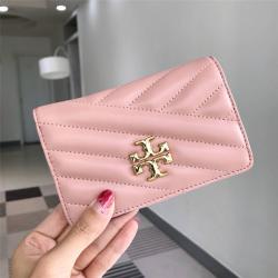 tory burch/托里伯奇正品女士中款钱包KIRA新款羊皮护照夹卡包