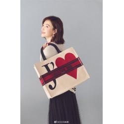 Dior迪奥专卖店包包新款帆布Book Tote️ J'AIME爱心七夕限量款购物袋