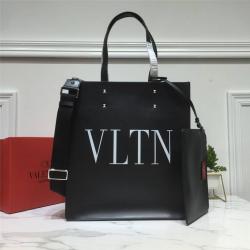 Valentino/华伦天奴官网新款男士VLTN购物袋托特包