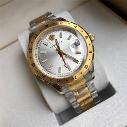 Versace范思哲中文官网HELLENYIUM男士GMT功能42MM石英腕表手表
