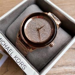 Michael Kors MK代购女表新款表盘满钻钢带石英腕表