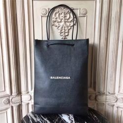 Balenciaga/巴黎世家女包新款North South真皮中号购物袋