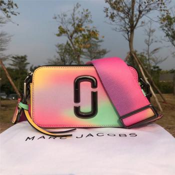 Marc Jacobs MJ官网正品包包彩虹色SNAPSHOT AIRBRUSH相机包