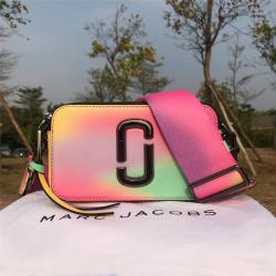 Marc Jacobs MJ官网正品包包彩虹色SNAPSHOT AIRBRUSH相机包