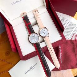 Ferragamo菲拉格慕正品手表三针计时带日历情侣系列石英腕表