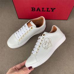 BALLY/巴利中文官网女鞋情人节限量新款真皮Wylma平底运动鞋小白鞋