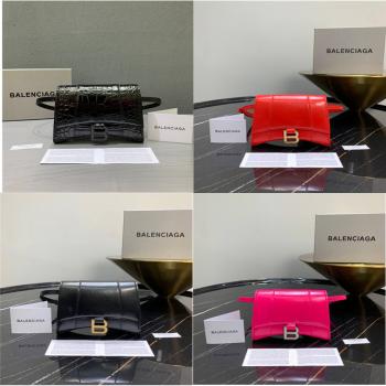 Balenciaga/巴黎世家中国官网新款HOURGLASS小号沙漏腰包610460