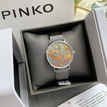PINKO品高专柜代购正品女士手表新款印花系列吸铁石扣表带镶嵌水晶石英腕表
