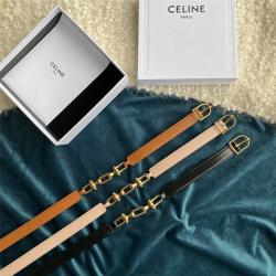 Celine/赛琳官网女士皮带时尚个性三段式牛皮2.5CM腰带