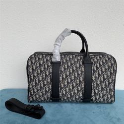 dior香港官网迪奥新款男包Oblique 图案提花行李包旅行袋1ESDU079