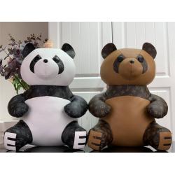 lv法国官网新款黑白国宝熊猫摆件bear doll熊娃娃系列玩偶公仔