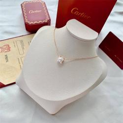 卡地亚官方首饰新款玫瑰金珍珠C DE CARTIER项链B7059000