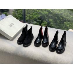 麦昆官网中文网站女靴新款真皮Hybrid 切尔西靴短靴586398