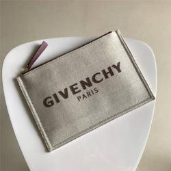 Givenchy/纪梵希中国官网新款女士中号PARIS BOND帆布手拿包