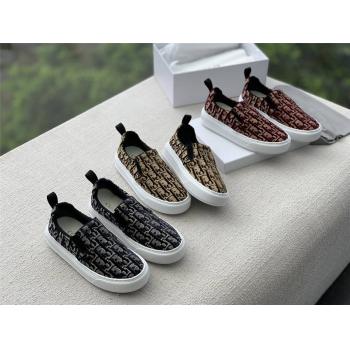 迪奥dior官网新款女鞋Oblique印花帆布SOLAR便鞋乐福鞋KCK292