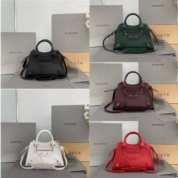 Balenciaga巴黎世家法国官网新款中号Neo Classic小号Top Handle手袋机车包