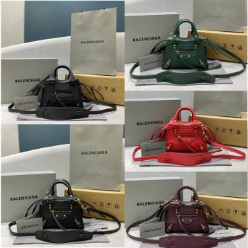 Balenciaga巴黎世家欧洲官网新款Neo Classic迷你Top Handle手袋机车包