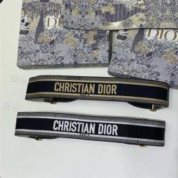迪奥中国官网新款女士腰封刺绣Christian Dior标志腰带65毫米B0001