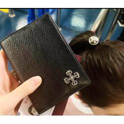 Chrome Hearts CH香港克罗心价格新款十字花护照夹套卡包W006