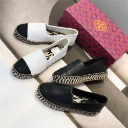 tory burch/托里伯奇TB美国官网女鞋厚底增高双色一脚蹬渔夫鞋