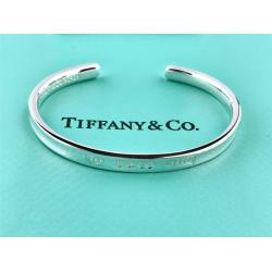 蒂芙尼官网代购Tiffany 925纯银1837® 系列开口手镯