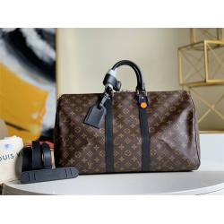 LV奢侈品购物网KEEPALL 45/55 旅行袋（配肩带）M56711/M56714