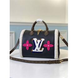 LV SPEEDY 30 BANDOULIÈRE 手袋羊毛枕头包M56966