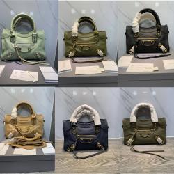 Balenciaga北京巴黎世家专柜山羊皮小号CLASSIC CITY机车包