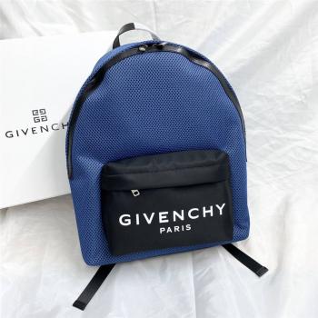 Givenchy包包价格纪梵希男士双肩包尼龙拼皮背包