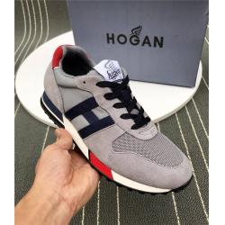 HOGAN豪格中文官网新款男鞋H383系列拼色运动鞋