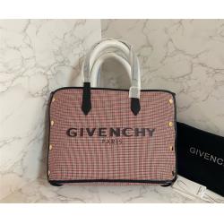 Givenchy/纪梵希官网奢侈品女包新款中号BOND帆布购物袋