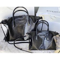 Givenchy/纪梵希官网女包品牌鳄鱼纹Antigona Soft柔软手袋