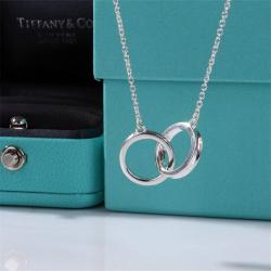 蒂芙尼中文官网Tiffany 1837 TM系列双环戒指项链