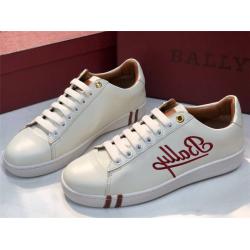 BALLY/巴利中文官网女鞋新款刺绣小白鞋WIERA运动鞋